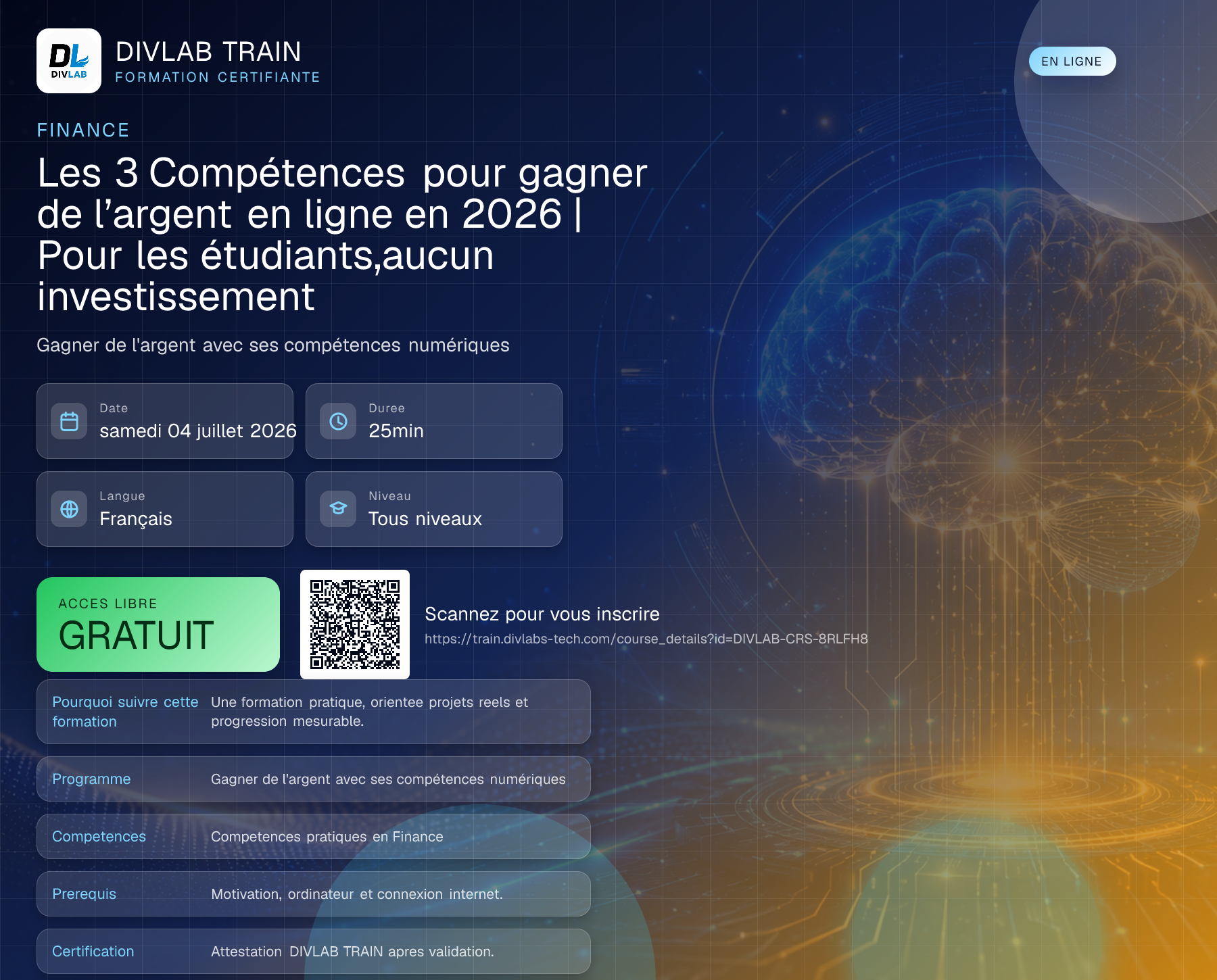 Les 3 Compétences pour gagner de l’argent en ligne en 2026 | Pour les étudiants,aucun investissement