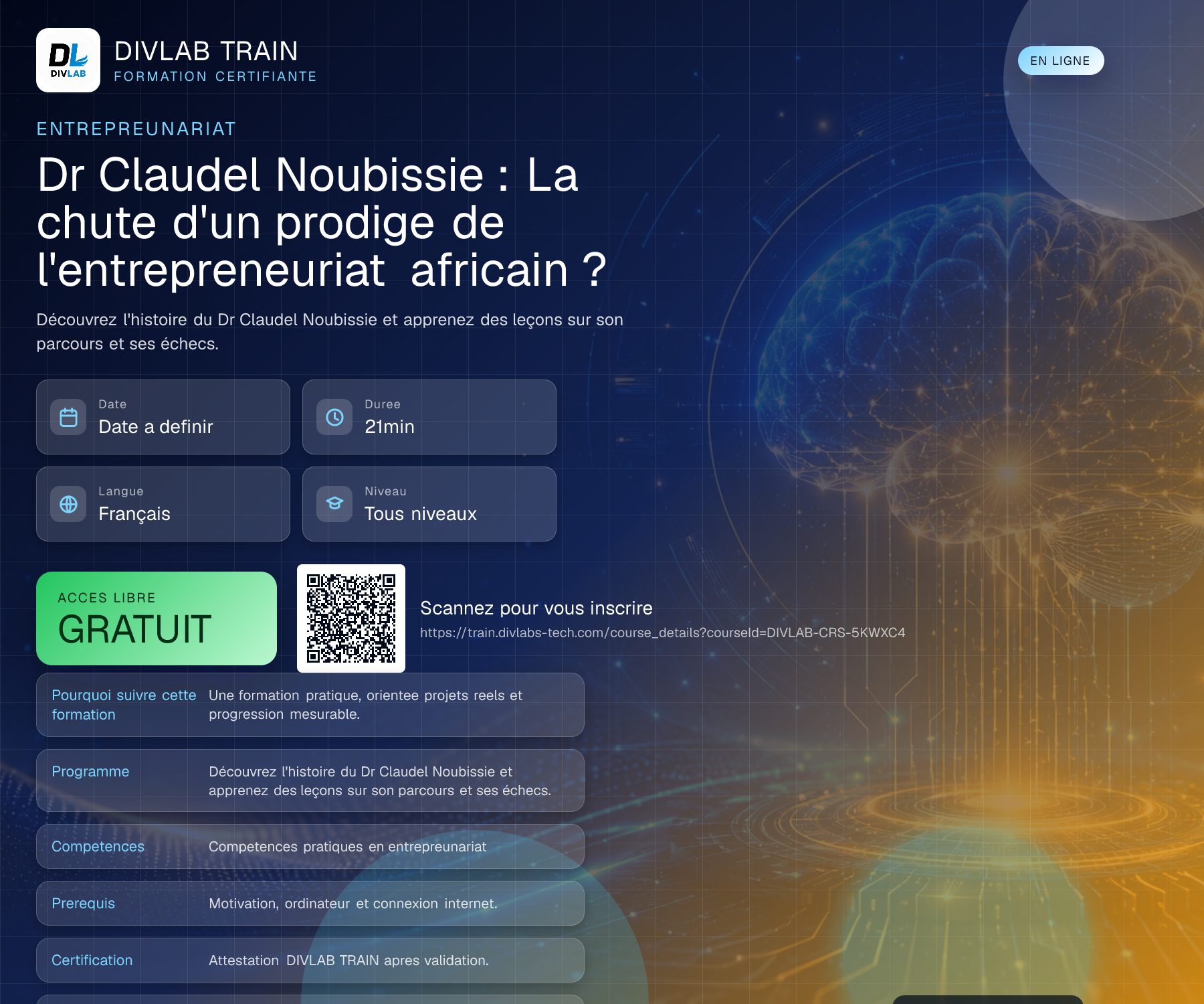 Dr Claudel Noubissie : La chute d'un prodige de l'entrepreneuriat africain ?