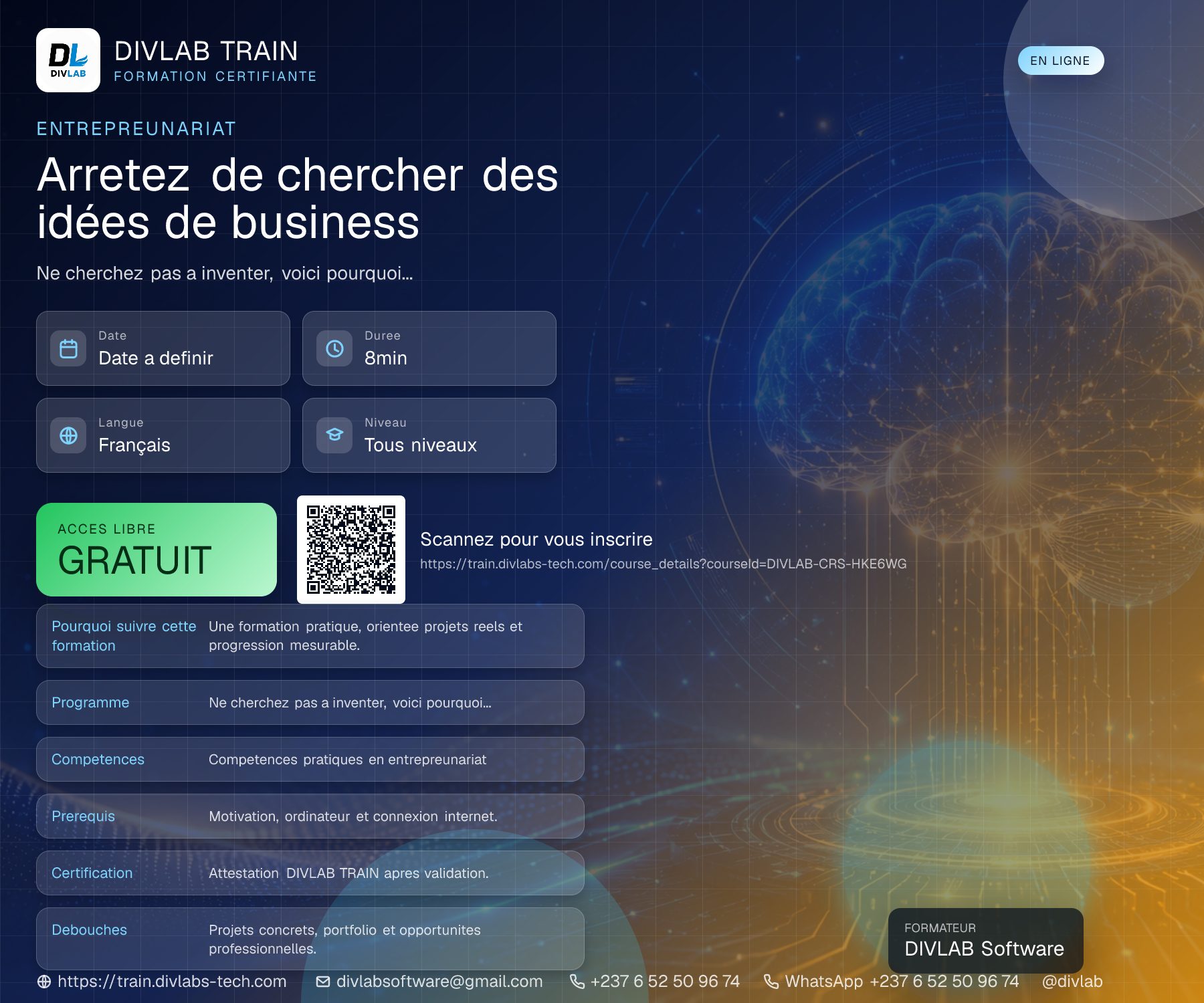 Arretez de chercher des idées de business