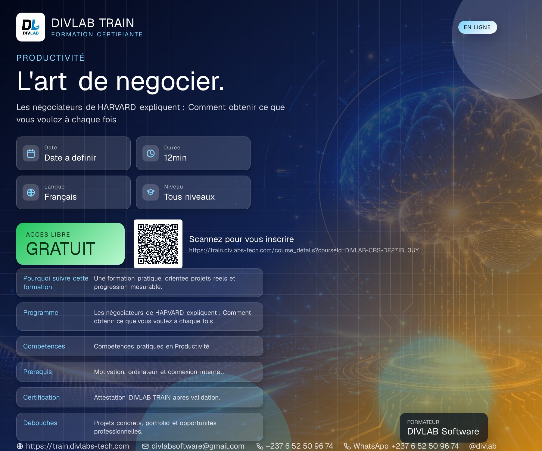 L'art de negocier.