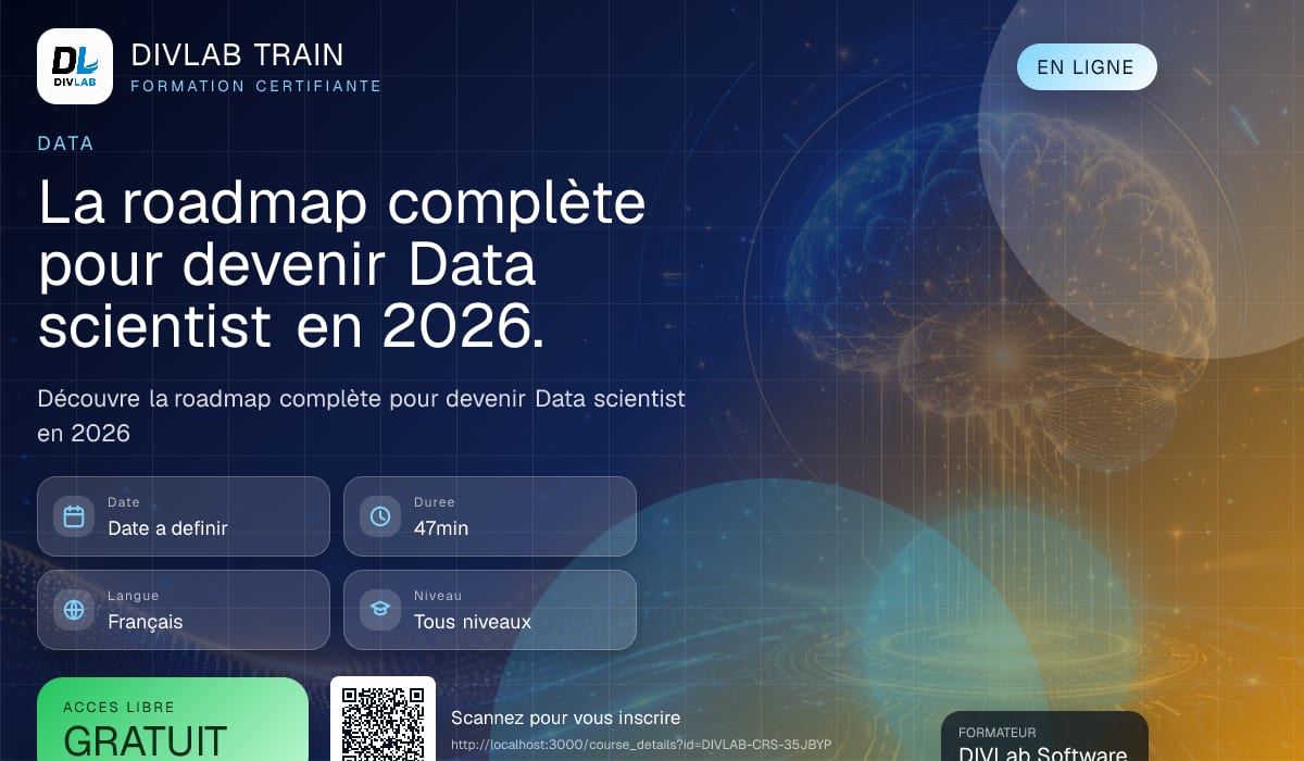 La roadmap complète pour devenir Data scientist en 2026.