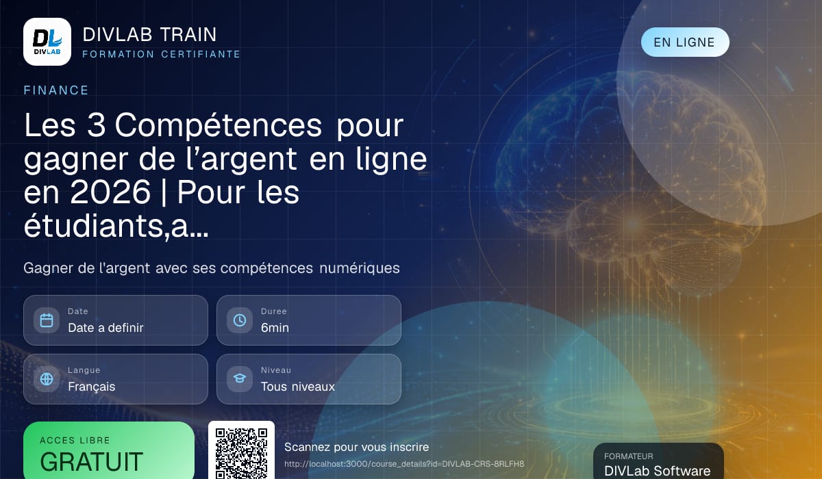 Les 3 Compétences pour gagner de l’argent en ligne en 2026 | Pour les étudiants,aucun investissement