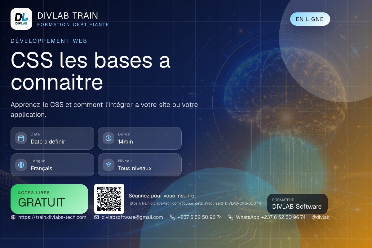 CSS les bases a connaitre
