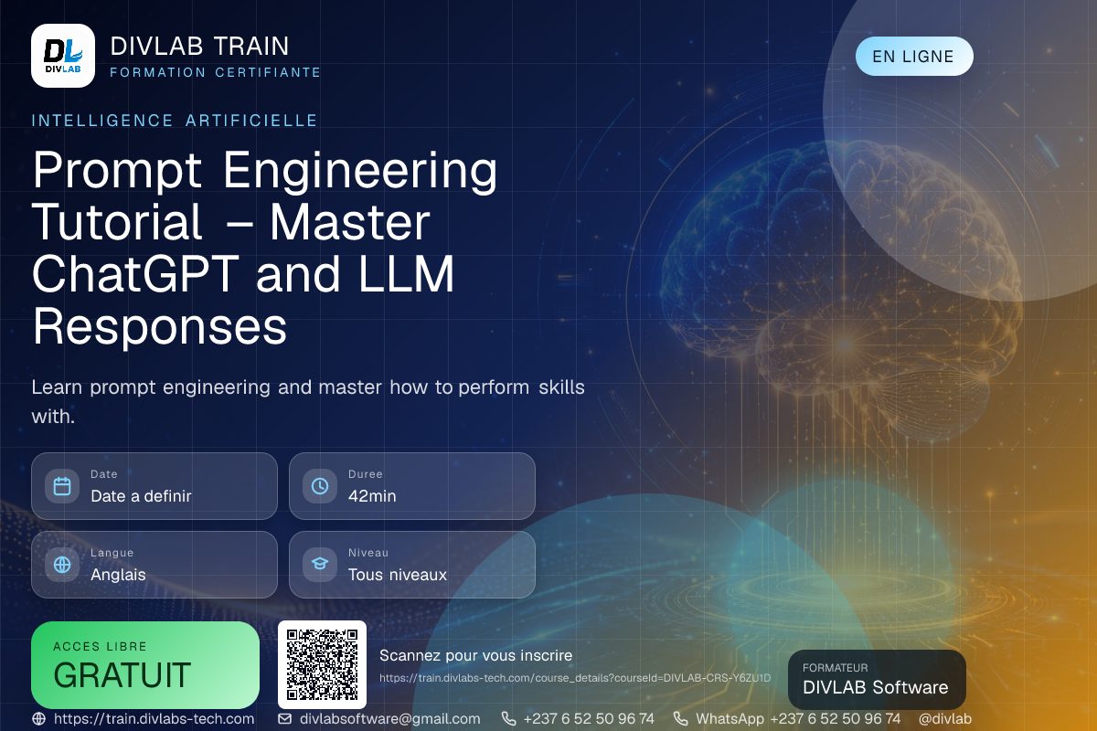Prompt Engineering Tutorial – Master ChatGPT and LLM Responses